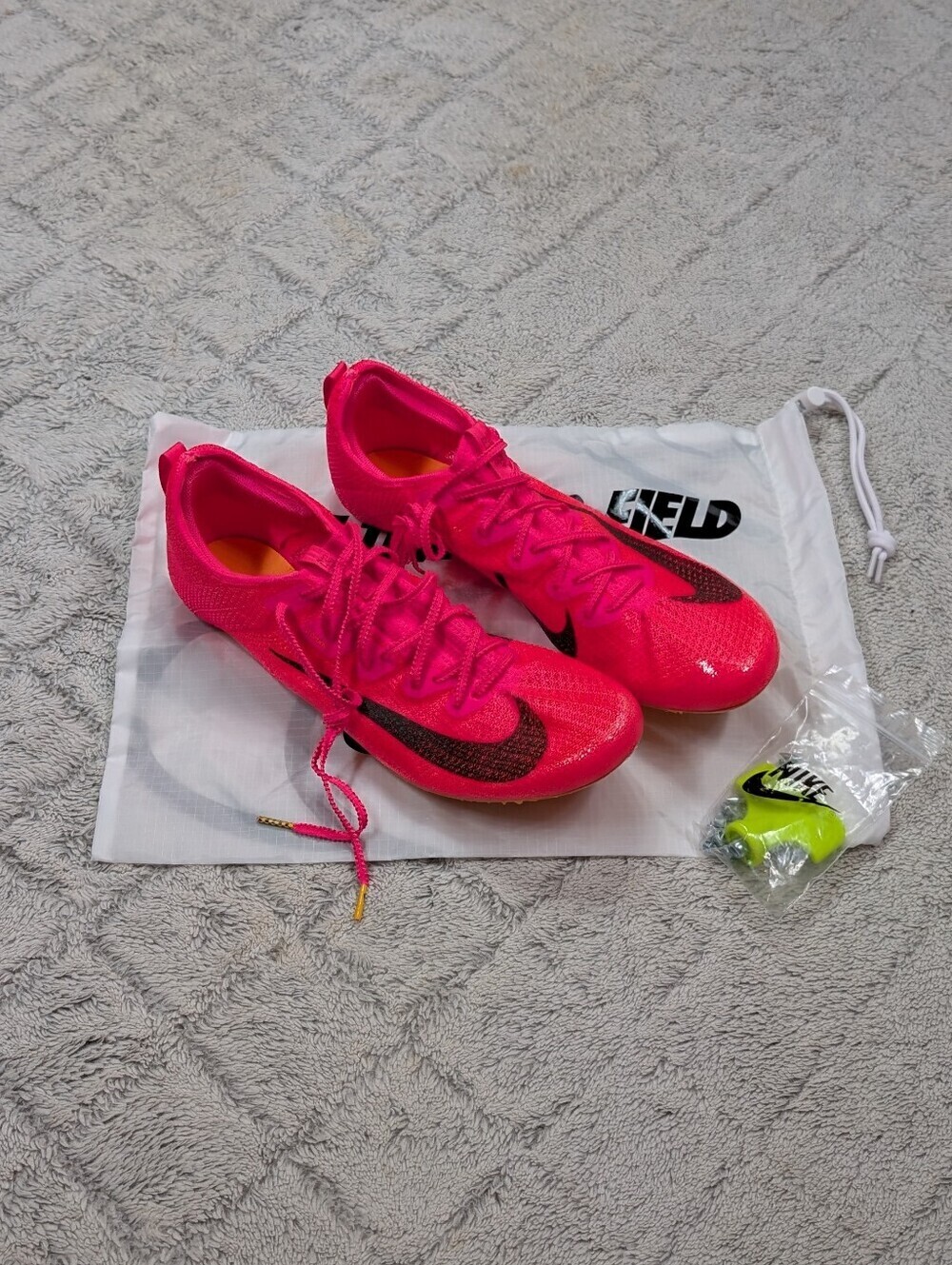 Nike Zoom Superfly Elite 2 Hyper Pink Track Sprinting Spikes Mens 13 CD4382-600